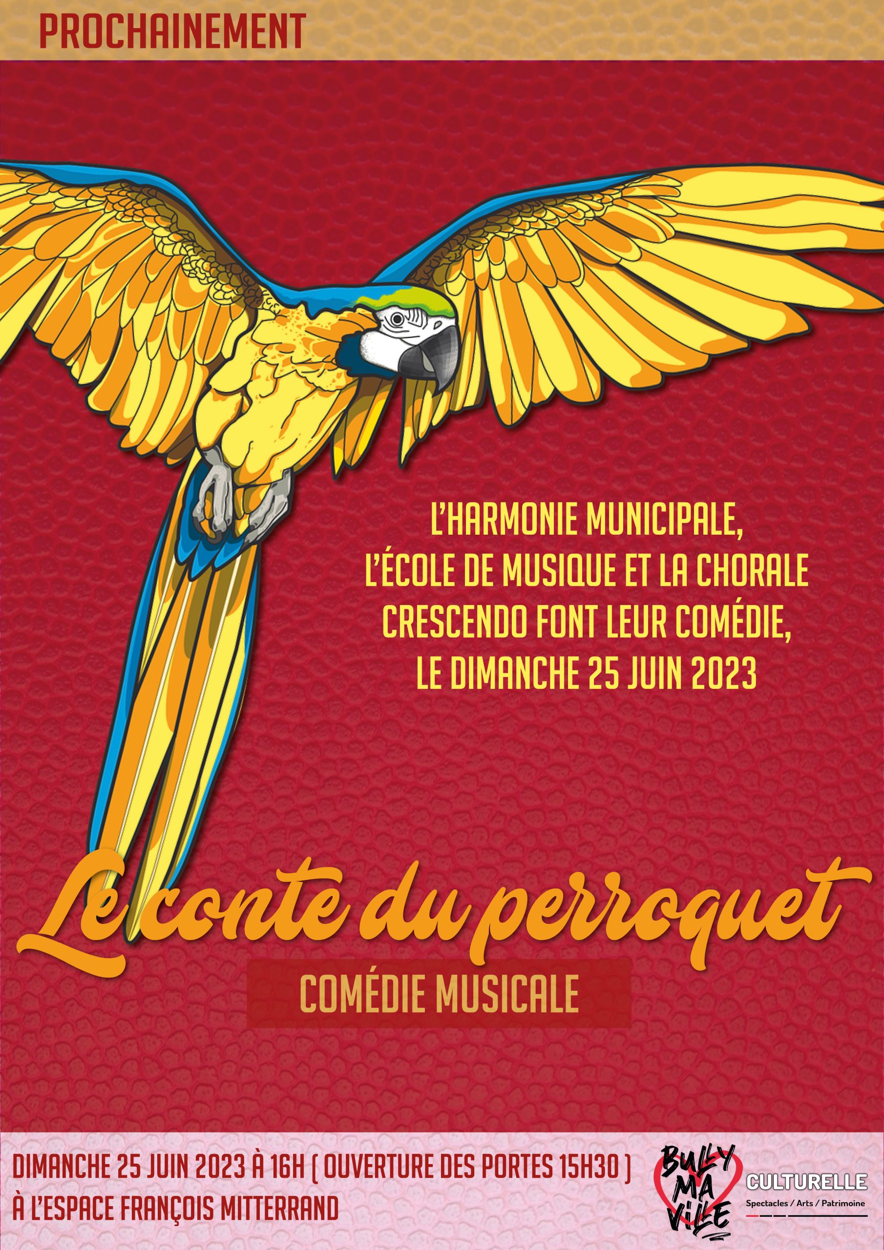 affiche conte du perroquet