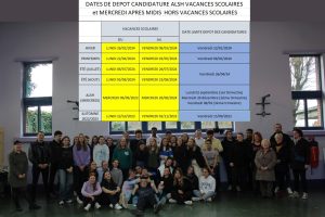 DATES DE DEPOT CANDIDATURE