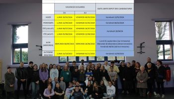 DATES DE DEPOT CANDIDATURE